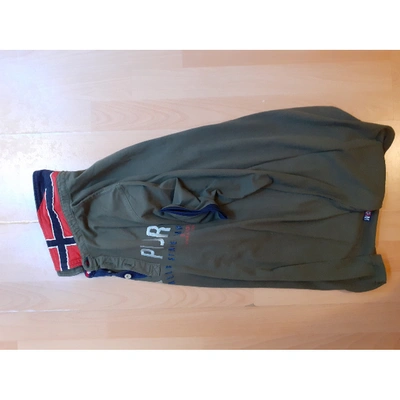 Pre-owned Napapijri Polo Shirt In Green