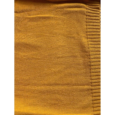 Pre-owned Gucci Pull In Yellow