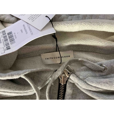 Pre-owned Faith Connexion Grey Cotton Knitwear & Sweatshirts