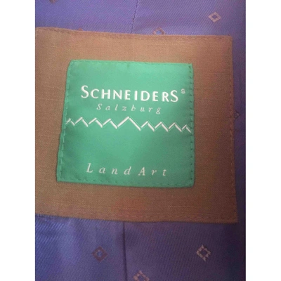Pre-owned Stephan Schneider Linen Vest In Blue