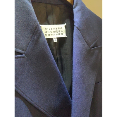Pre-owned Maison Margiela Navy Wool Suits