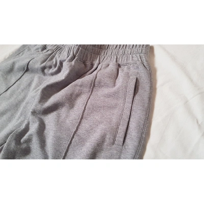 Pre-owned Emporio Armani Trousers In Grey