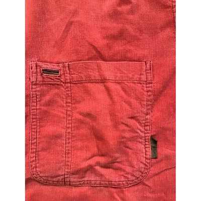 Pre-owned Timberland Velvet Shirt In Red