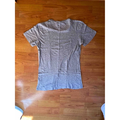 Pre-owned Sandro Grey Cotton T-shirt