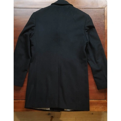 Pre-owned Kenzo Black Wool Coat