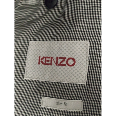 Pre-owned Kenzo Black Wool Coat