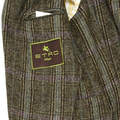 Pre-owned Etro Wool Vest In Khaki