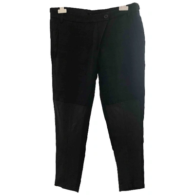 Pre-owned Damir Doma Trousers In Black