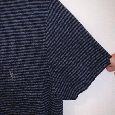 Pre-owned Allsaints Polo Shirt In Blue