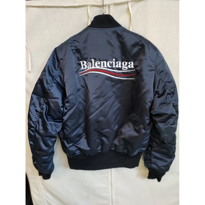 Pre-owned Balenciaga Navy Jacket