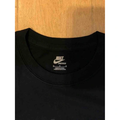 Pre-owned Nike Black Cotton T-shirt