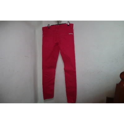 Pre-owned Dsquared2 Slim Jean In Pink