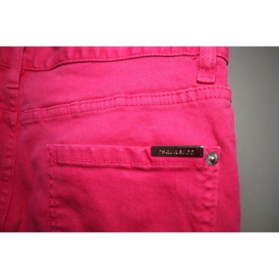 DSQUARED2 Pre-owned Slim Jean In Pink