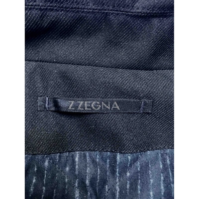 Pre-owned Z Zegna Black Cloth Coat