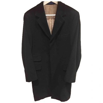 Pre-owned Paul Smith Velvet Coat In Black