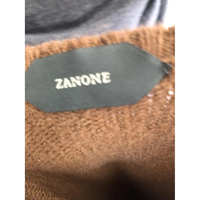 Pre-owned Zanone Brown Wool Knitwear & Sweatshirts