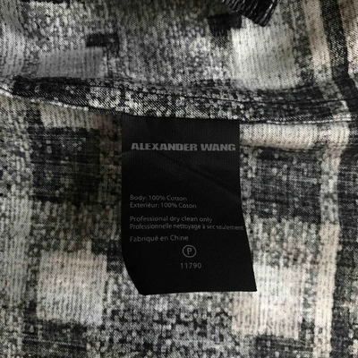 Pre-owned Alexander Wang Shirt In Grey