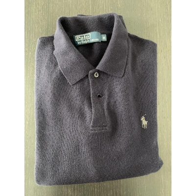 Pre-owned Polo Ralph Lauren Wool Pull In Blue