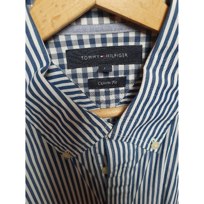 Pre-owned Tommy Hilfiger Shirt In Blue