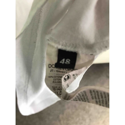 Pre-owned Dolce & Gabbana White Cotton T-shirt