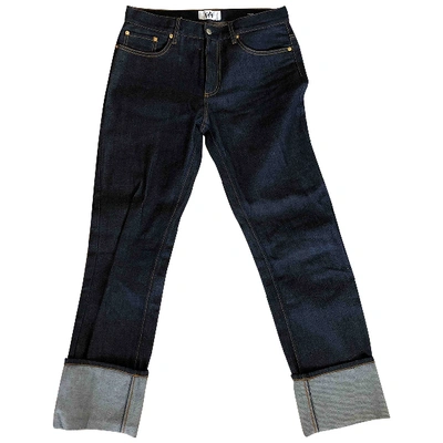 Pre-owned Eytys Blue Cotton Jeans