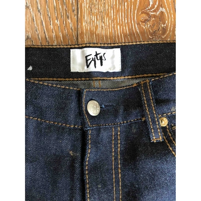 Pre-owned Eytys Blue Cotton Jeans