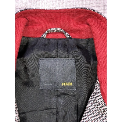 Pre-owned Fendi Wool Jacket In Multicolour