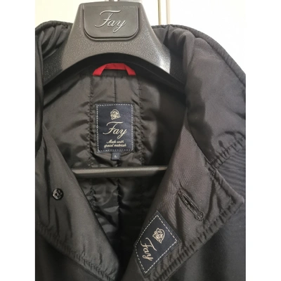 Pre-owned Fay Jacket In Black