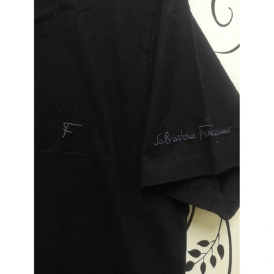 Pre-owned Ferragamo T-shirt In Black