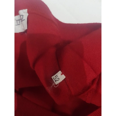 Pre-owned Malo Wool Vest In Red