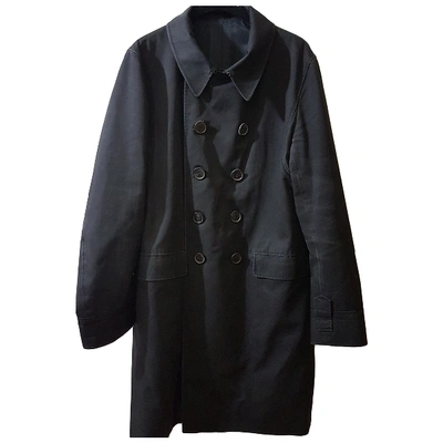 Pre-owned Dior Trenchcoat In Black