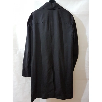 Pre-owned Dior Trenchcoat In Black