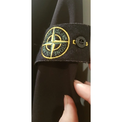 Pre-owned Stone Island Black Polyester Jackets
