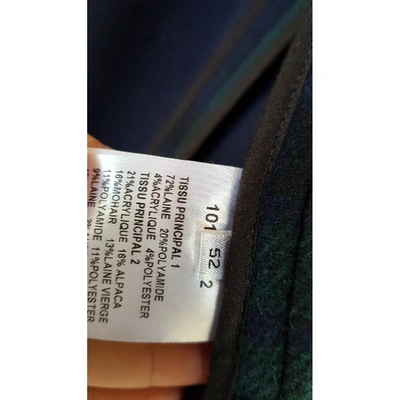 Pre-owned Carven Wool Parka In Multicolour