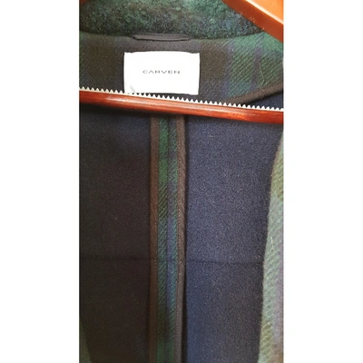 Pre-owned Carven Wool Parka In Multicolour