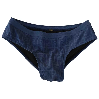 Pre-owned Fendi Navy Swimwear