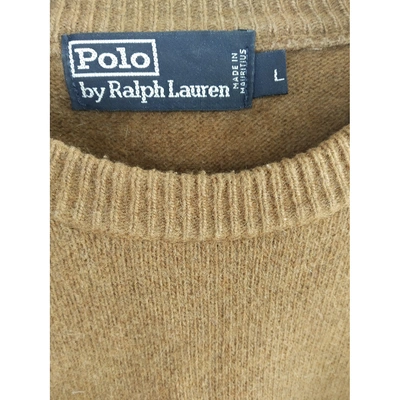 Pre-owned Polo Ralph Lauren Wool Pull In Beige