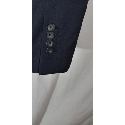 Pre-owned Kenzo Wool Vest In Navy