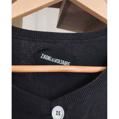 Pre-owned Zadig & Voltaire Spring Summer 2019 Anthracite Linen Knitwear & Sweatshirts