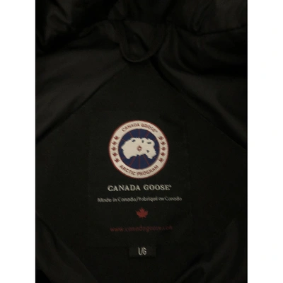 Pre-owned Canada Goose Chilliwack Black Cotton Coat