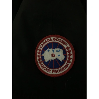 Pre-owned Canada Goose Chilliwack Black Cotton Coat