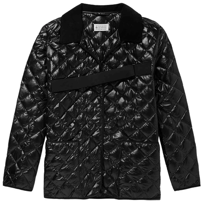 Pre-owned Maison Margiela Black Synthetic Jackets