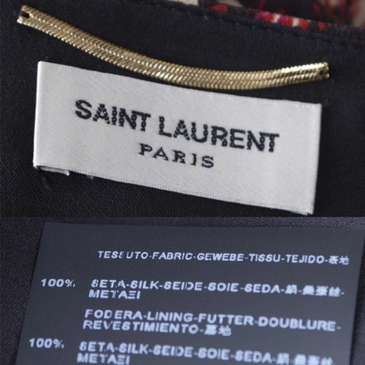 Pre-owned Saint Laurent Silk T-shirt In Black