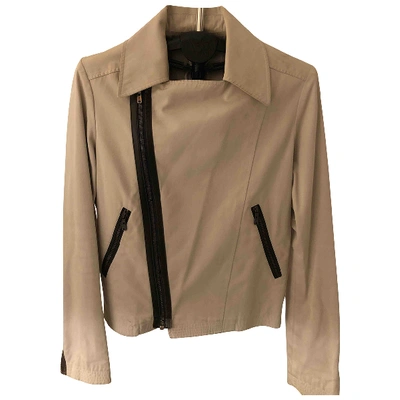 Pre-owned Saint Laurent Beige Cotton Jacket