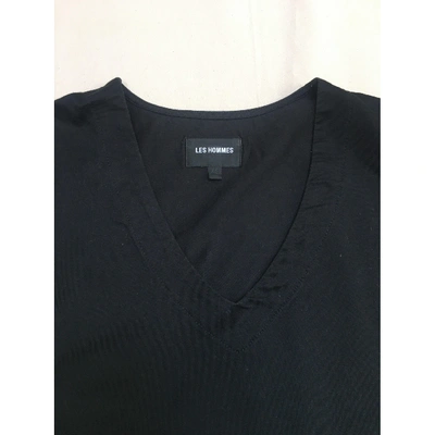 Pre-owned Les Hommes Black Cotton T-shirt