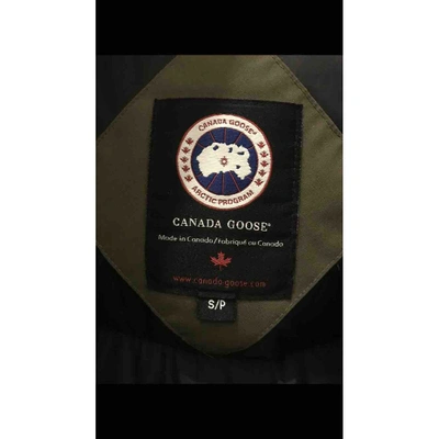 Pre-owned Canada Goose Chilliwack Khaki Cotton Jacket