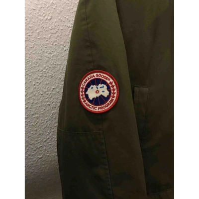 Pre-owned Canada Goose Chilliwack Khaki Cotton Jacket