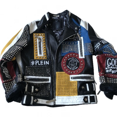 Pre-owned Philipp Plein Multicolour Leather Jacket