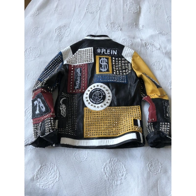 Pre-owned Philipp Plein Multicolour Leather Jacket