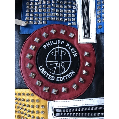 Pre-owned Philipp Plein Multicolour Leather Jacket